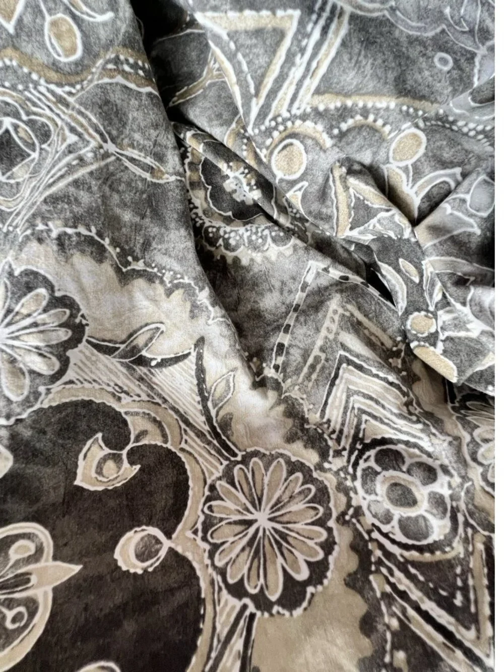 POTTERY BARN Pillow Sham KING Jacquelyn Medallion 100% Organic Cotton Sateen